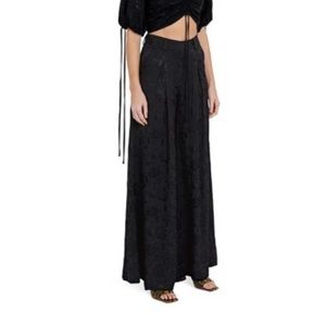 Staud Wide Leg Black Pant NWT